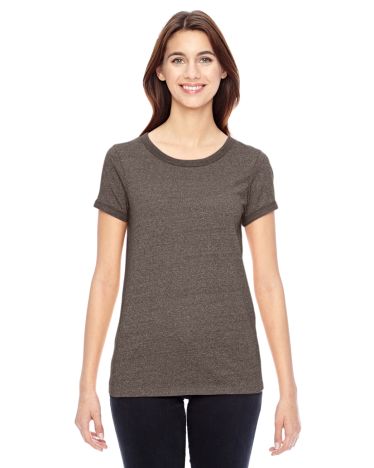 Alternative Ladies Eco-Mock Twist Ideal Ringer T-Shirt