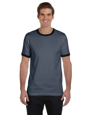 Bella Mens Jersey Short-Sleeve Ringer T-Shirt