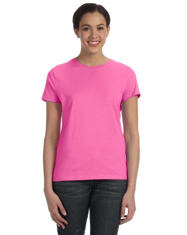 Hanes Ladies 4.5 Oz., 100% Ringspun Cotton Nano-T&amp;reg; T-Shirt