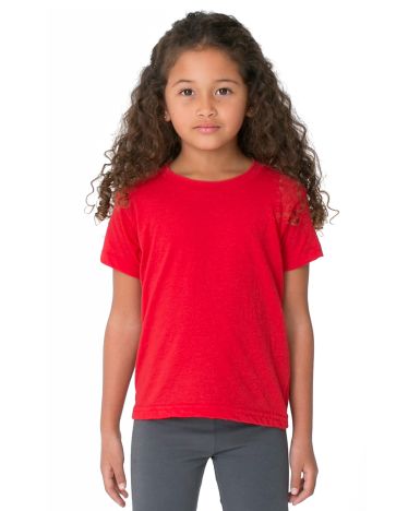 American Apparel Toddlers Poly-Cotton Short-Sleeve Crewneck