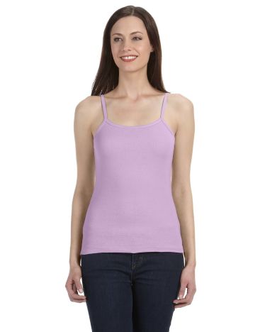 Bella Ladies Stretch Rib Spaghetti Strap Tank