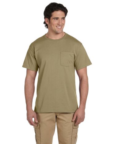Jerzees 5.6 Oz., 50/50 Heavyweight Blend™ Pocket T-Shirt