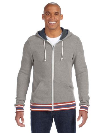 Alternative Mens Woody Zip Hoodie