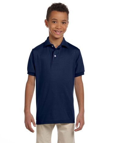 Jerzees Youth 5.6 oz., 50/50 Jersey Polo with SpotShield&amp;trade;