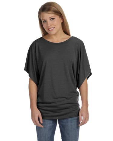 Bella Ladies Flowy Draped Sleeve Dolman T-Shirt