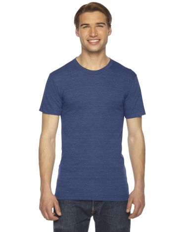 American Apparel Unisex Triblend Short-Sleeve Track T-Shirt