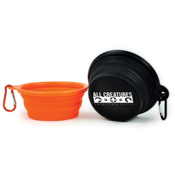 Custom Collapsible Silicone Pet Bowls