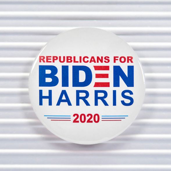 Republican For Biden Harris 2020 Pin Buttons