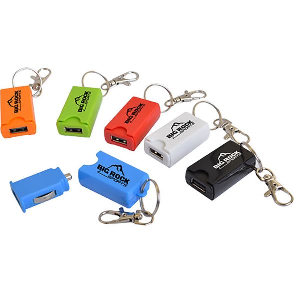 USB Car Charger Keychains