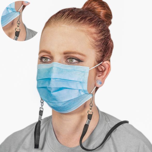 Disposable Face Mask With Lanyard