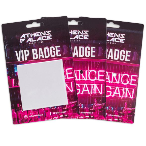2.5&quot; Square X 1 Button Packs