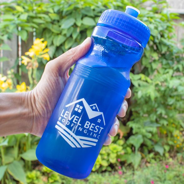 24 Oz Translucent Sports Water Bottles