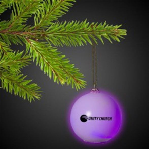 Christmas Ornament With Morphing LED Colors
