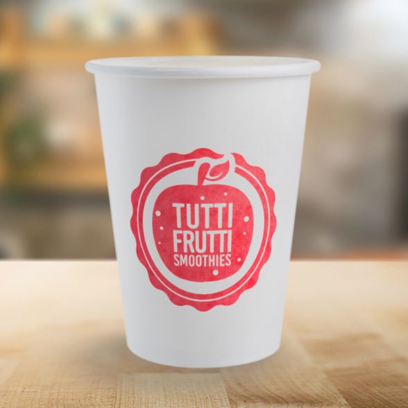 Custom 12 Oz. Paper Hot Cups