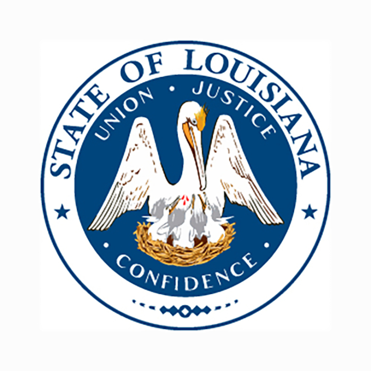 Louisiana Stock Lapel Pins - State Symbol