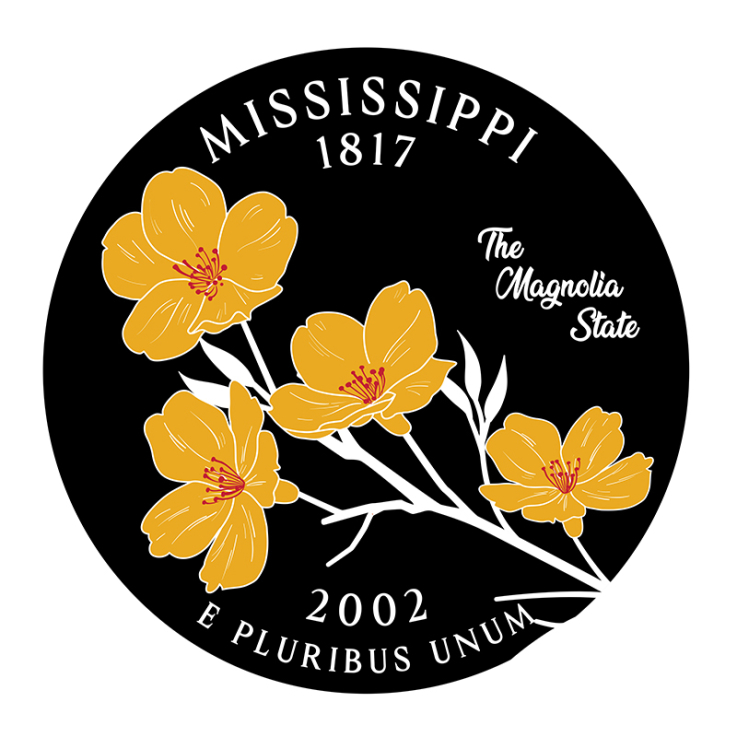 Mississippi Stock Lapel Pins - State Symbol