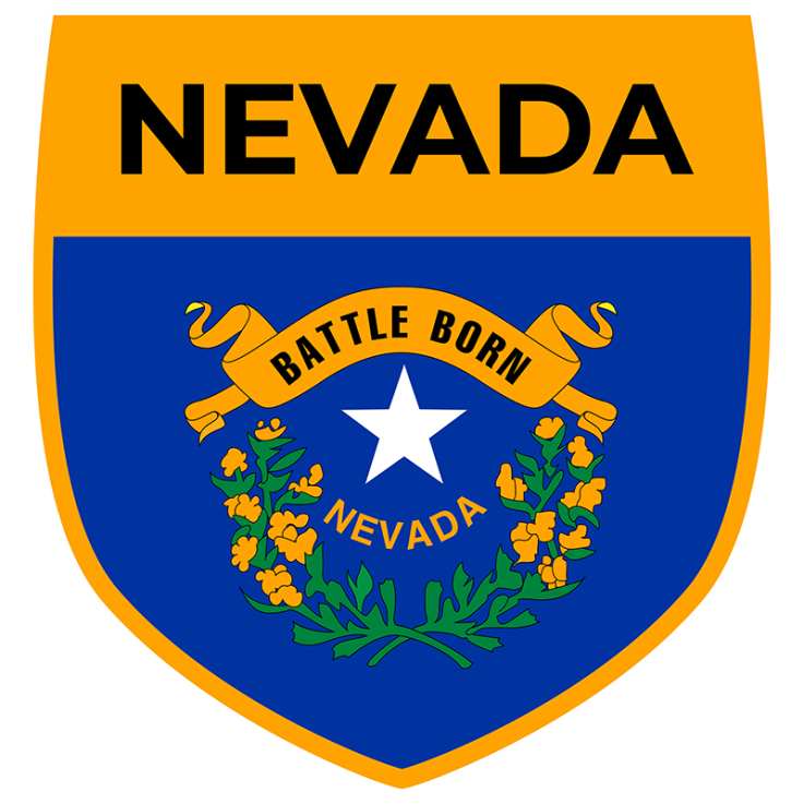 Nevada Stock Lapel Pins - Patriotic