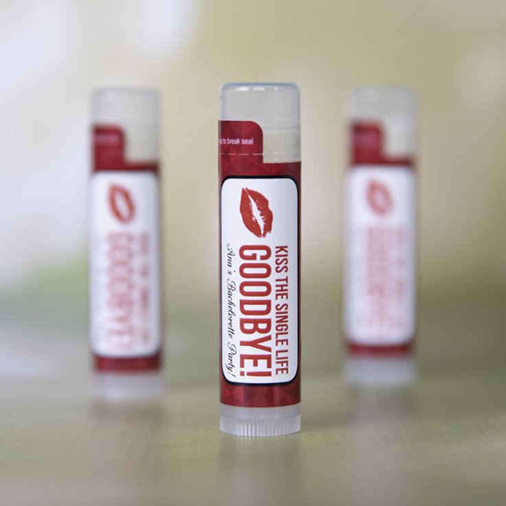 Translucent Natural Beeswax Lip Balm with Full Imprint Colors - Sunscreen
