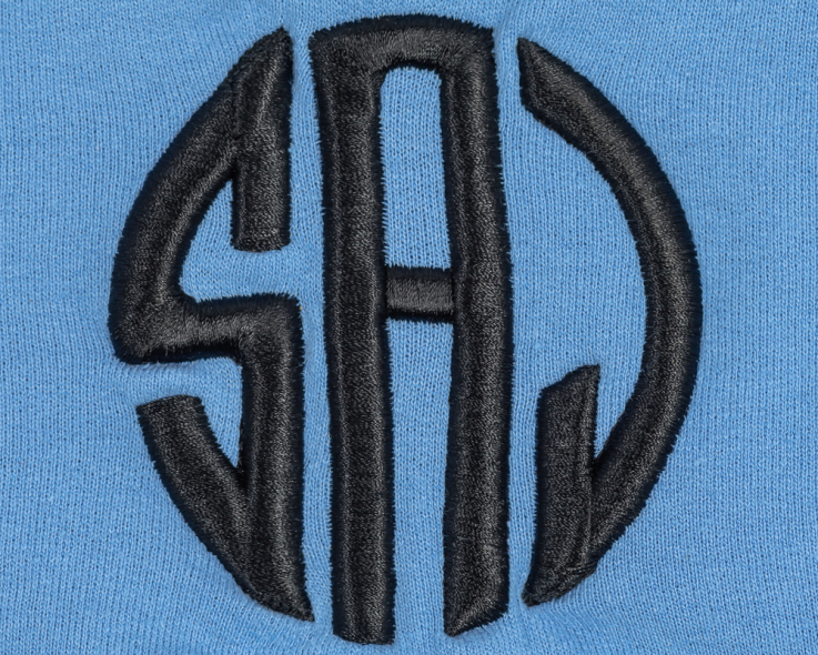 1 Custom Embroidery Details - Full Zip

