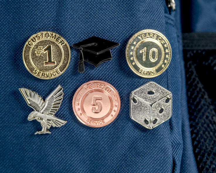 Staged Label Pins - Award

