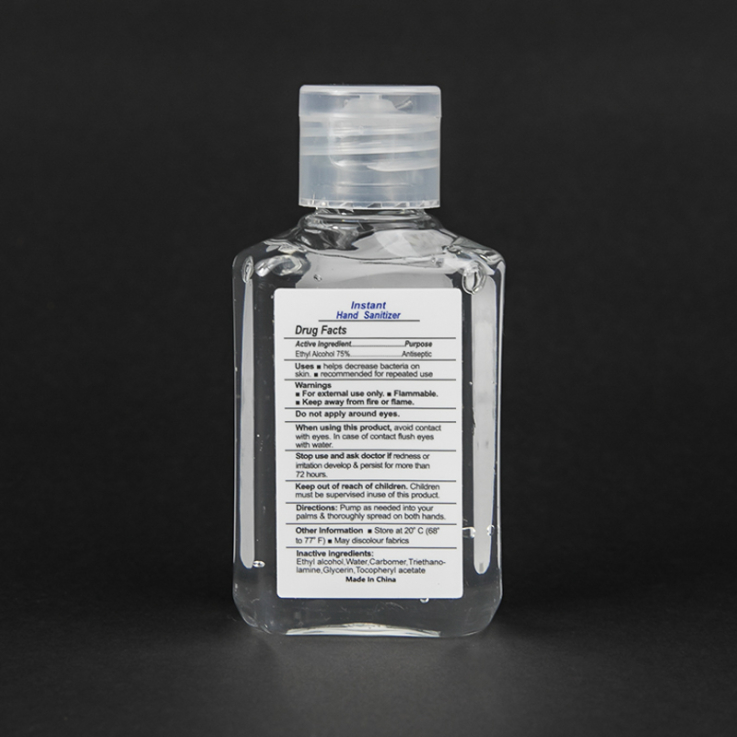2 Oz Full Color Label Promotional Hand Sanitizers - 2oz
