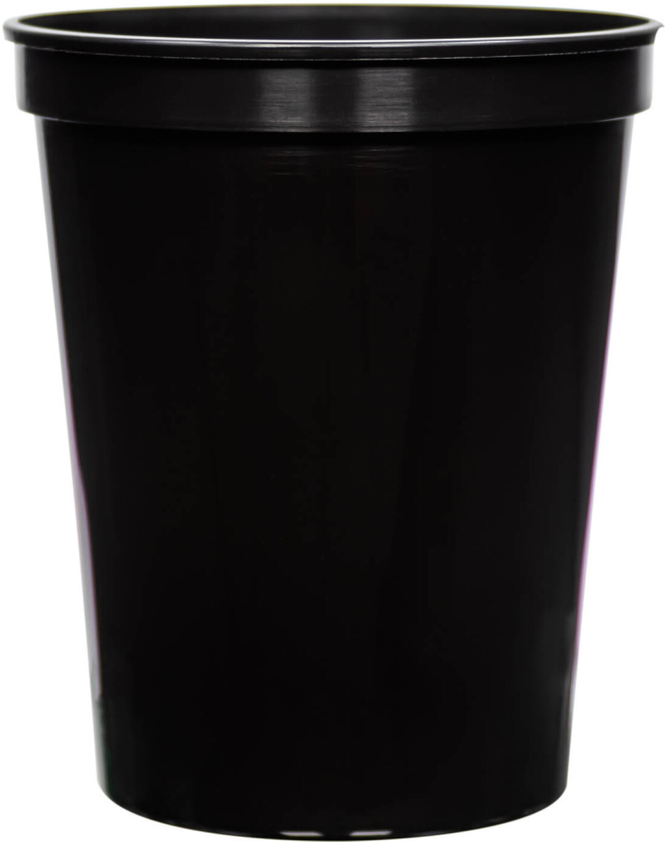 Black - Plastic Cup