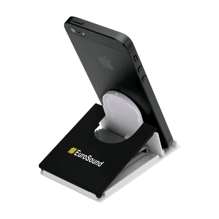 Black Stand with Microfiber Cloth - Phone And Media Stand