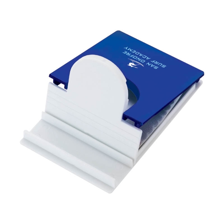 Blue Stand with Microfiber Cloth - Microfiber Cleaning Cloth