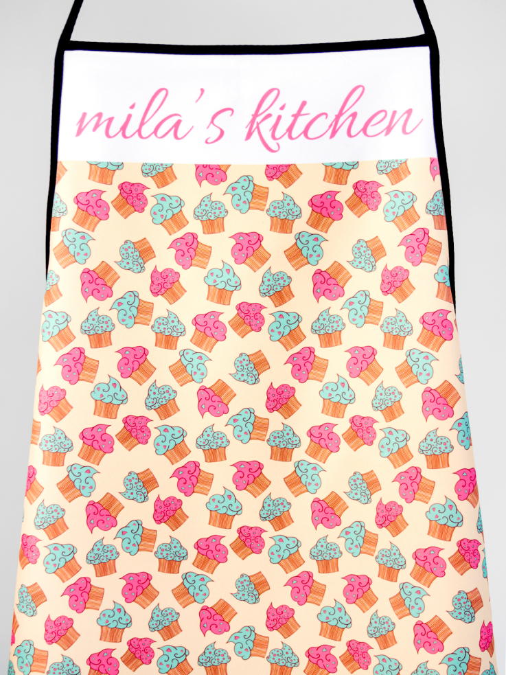 Full Color Sublimated Adult Aprons - Print Detail - Full Color Adult Apron