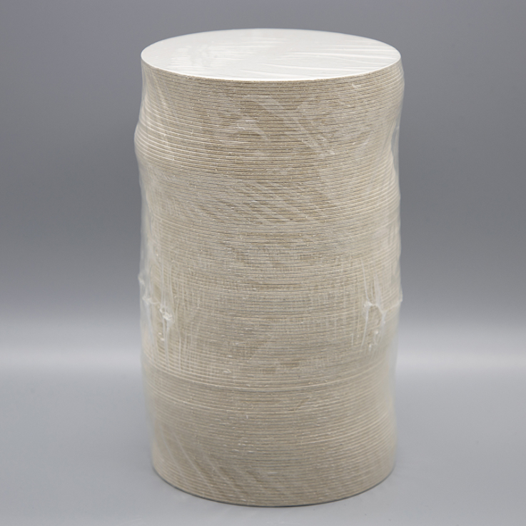 Blank 4 Inch Round 60pt Pulpboard Coasters Pack - Round Pulpboard Coasters
