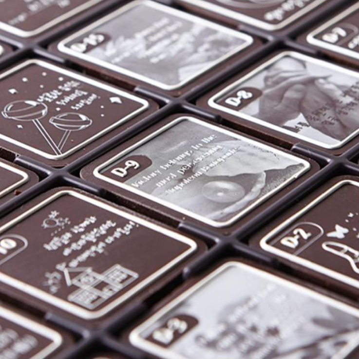 Custom Chocolate Countdown Calendars Custom Creative Art Chocolates