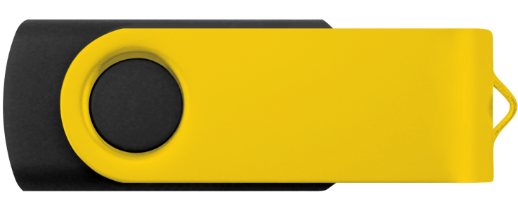Black - Yellow Gold - Flash Drive