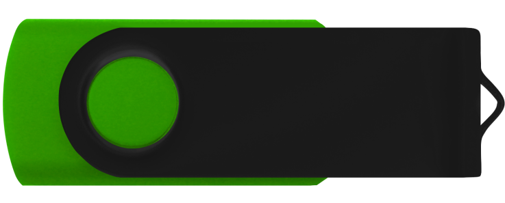 Green 362 - Black - Flash Drive