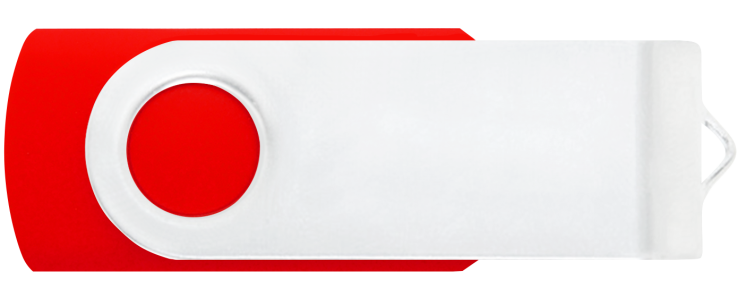 Red 485 - White - Flash Drive