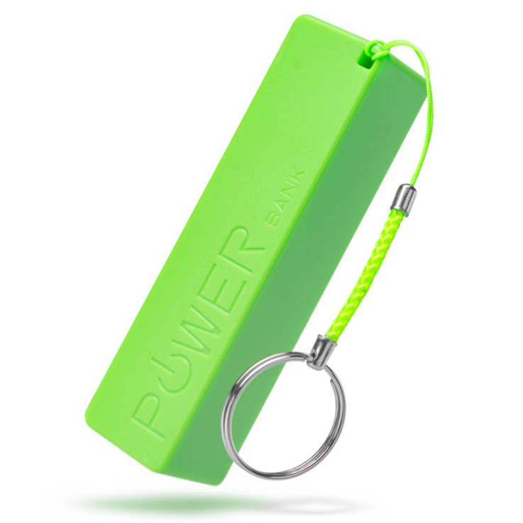 Compact Keychain Power Banks - Lime Green - 