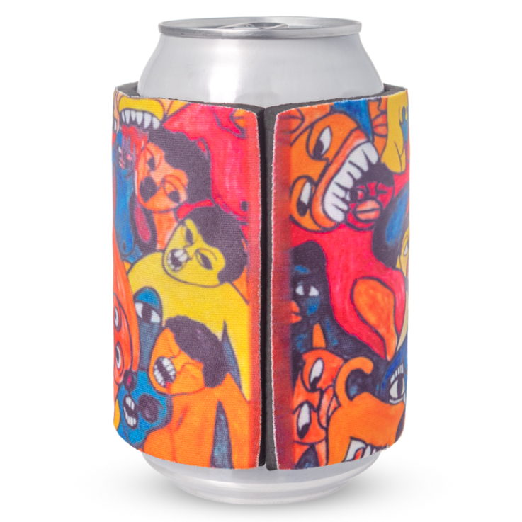 Full Color Slap Wrap Can Sleeves | Drinkware - 24HourWristbands.Com