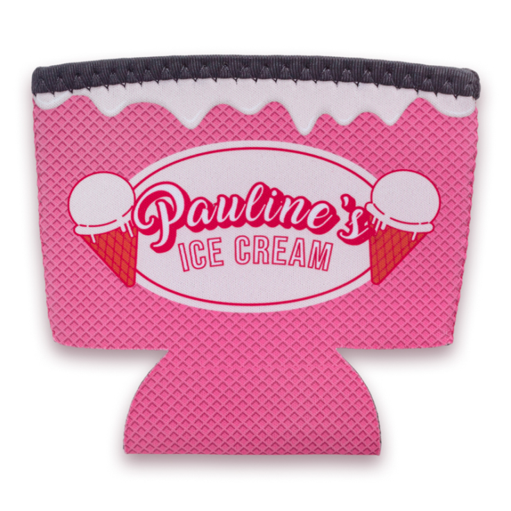 Full Color Neoprene Ice Cream Pint Sleeves_Folded - Ice Cream Cup Sleeves