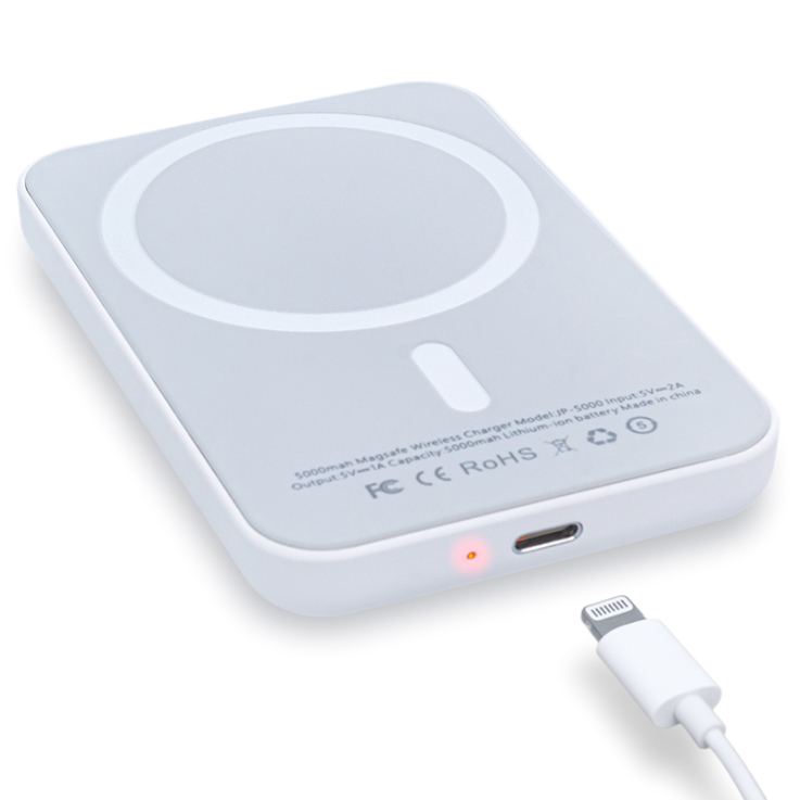 Custom Magnetic Power Bank - Back Side - 