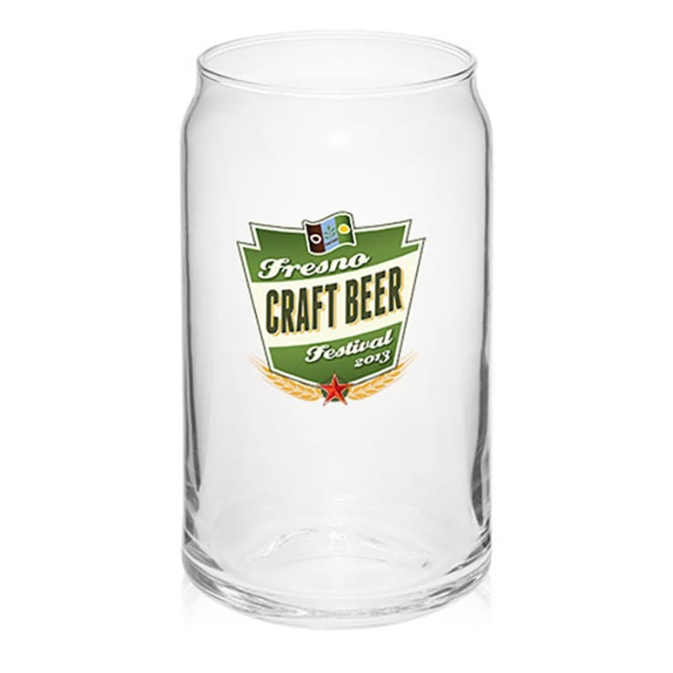 16 Oz. ARC Can Shaped Beer Glasses - Full Color - 