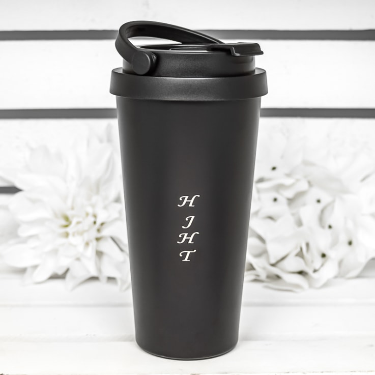 17 Oz. Laser Engraved Travel Coffee Tumblers With Handle - Tumbler