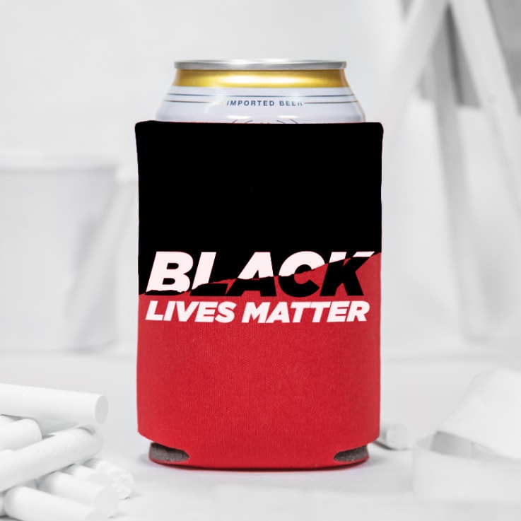 Black Lives Matter Red Can Coolers - Blm