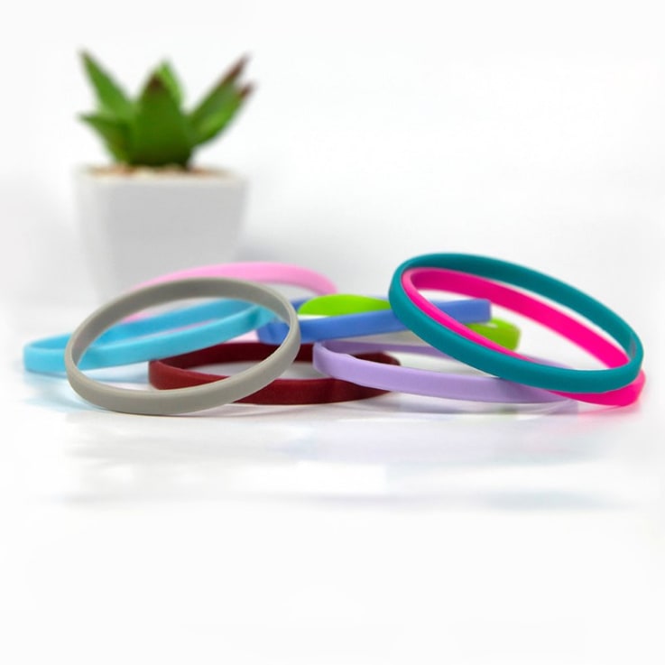 Blank 1/4 Inch Stock Wristbands - 