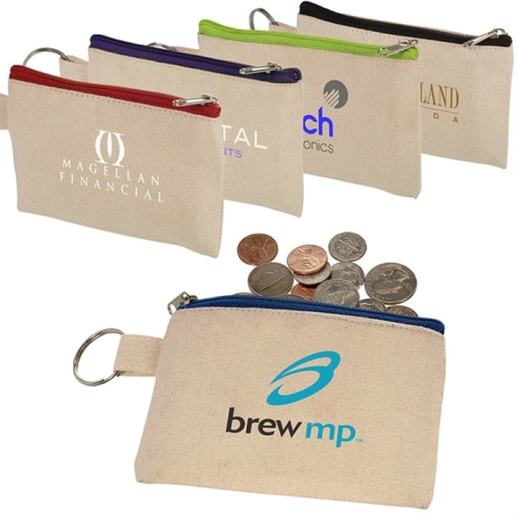 Cotton ID Holder &amp;amp; Coin Pouch - 