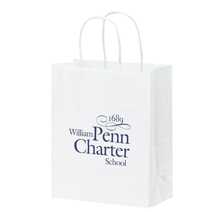 Cub Kraft White Bag - Environmentally Friendly Products
