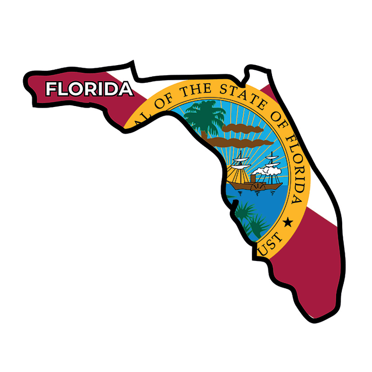 Florida Stock Lapel Pins State Lapel Pins