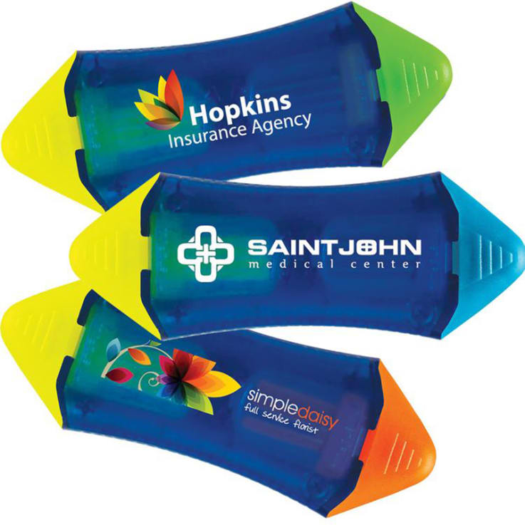 Full Color Double Arrow Highlighters - Blue Body - Highlighters
