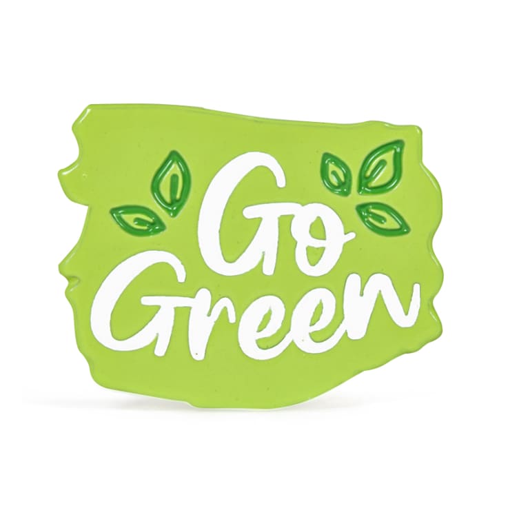 Go Green Stock Lapel Pins - Eco Friendly