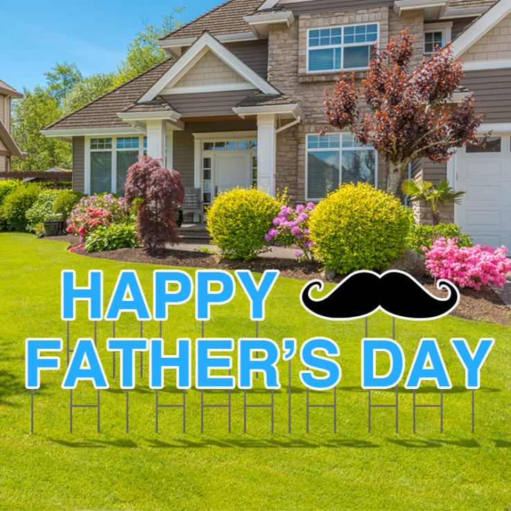 Pre-Packaged Happy Father&amp;rsquo;s Day Yard Letters - Father\'s Day