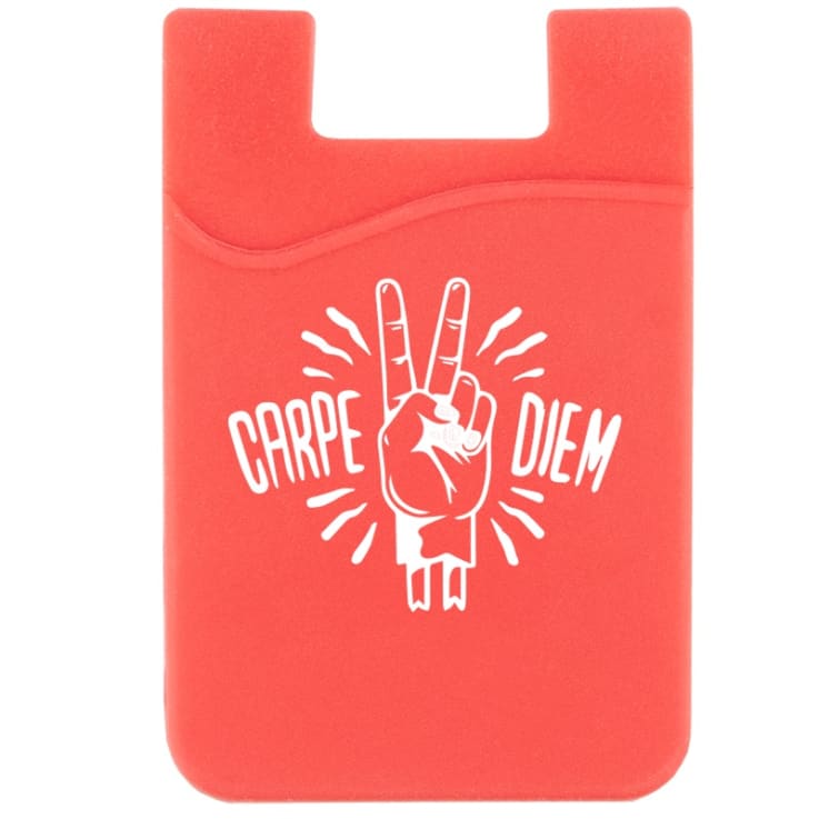 Soft Silicone Cell Phone Wallet - Phone Accessories