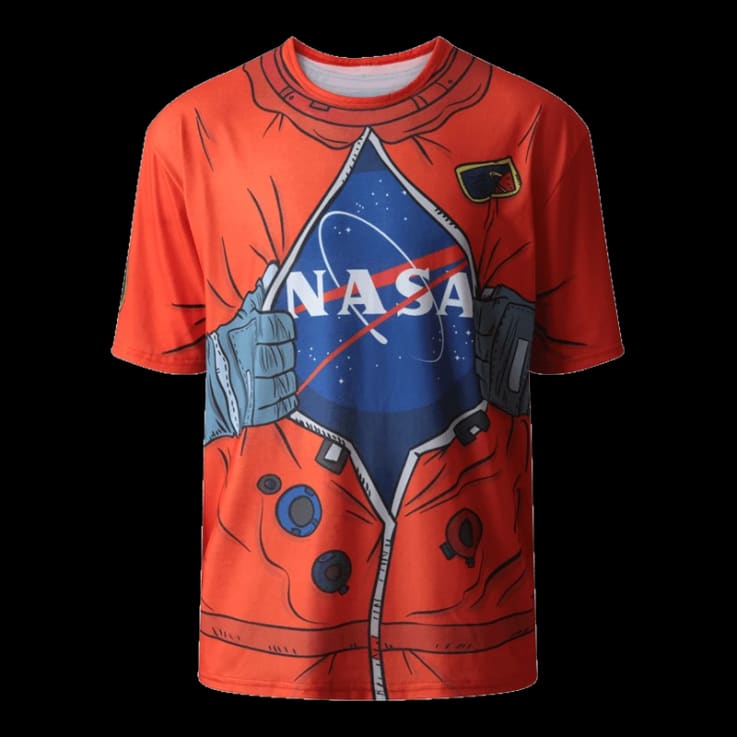 Softspun Crew With Allover Print T-Shirts - 